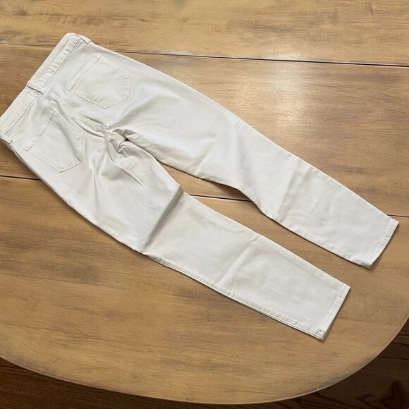 L'AGENCE Margot High Rise Skinny Jean Size 25 White ankle-length 5 pkt - Picture 9 of 10